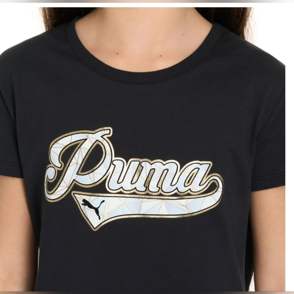 PUMA GIrls Active Set, M(7/8), Black, NWT - Picture 5 of 10